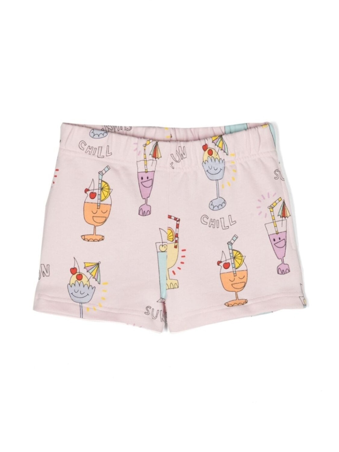 

Stella McCartney Kids шорты с графичным принтом, розовый
