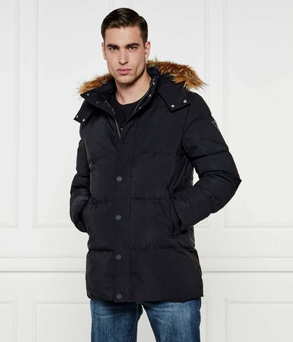 

Пуховик Guess Jeans Regular Fit, черный