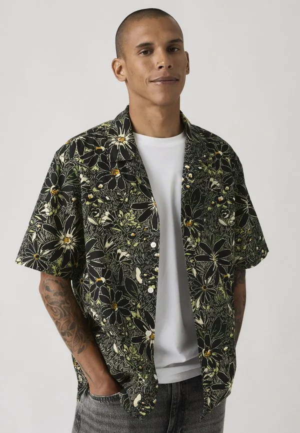 Стандартная рубашка лагеря «закат» Levi'S, Hatch Floral Jet Black