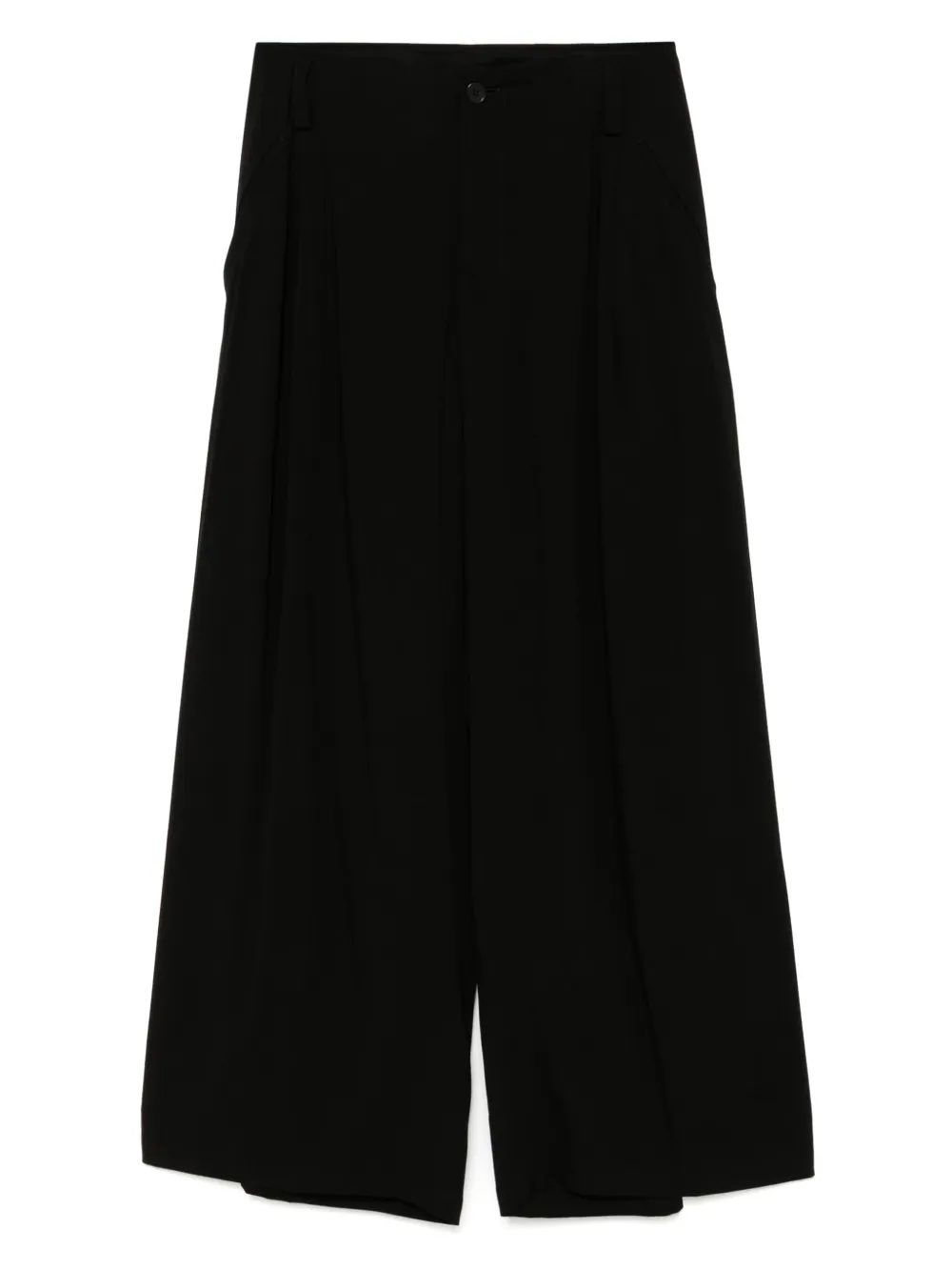 

Брюки широкого кроя Yohji Yamamoto, черный