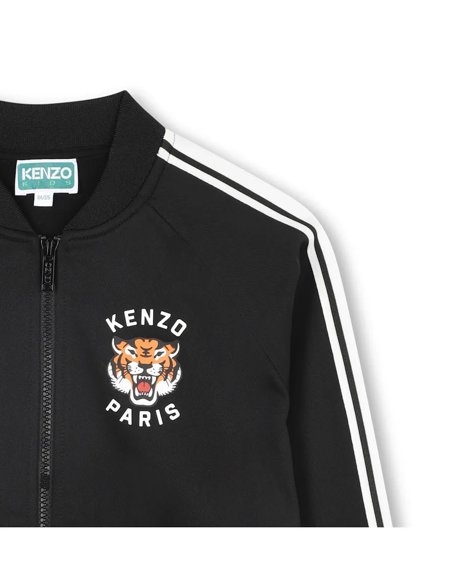 

Черная куртка на молнии Kenzo Kids
