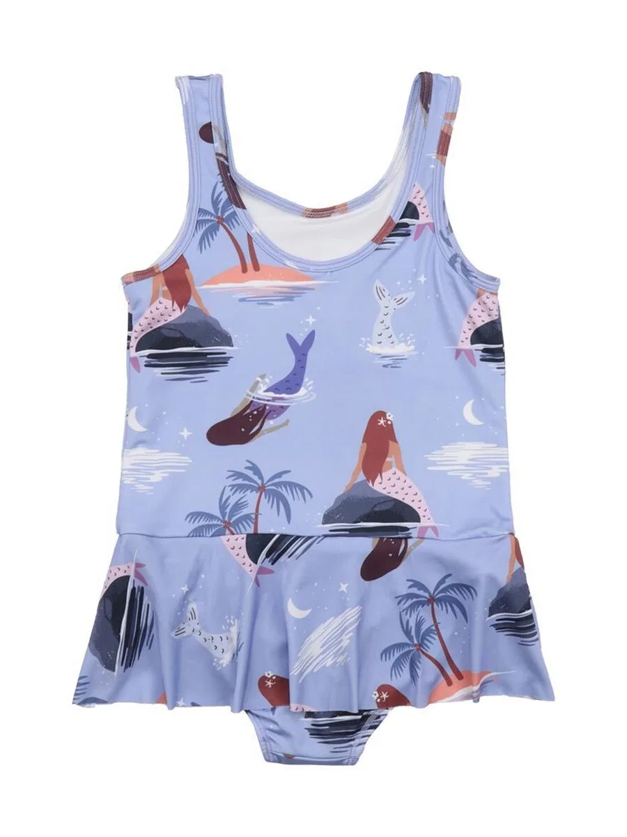 Купальник Walkiddy 'Walkiddy - Mermaids Swimsuit' сиреневого цвета — фото 2
