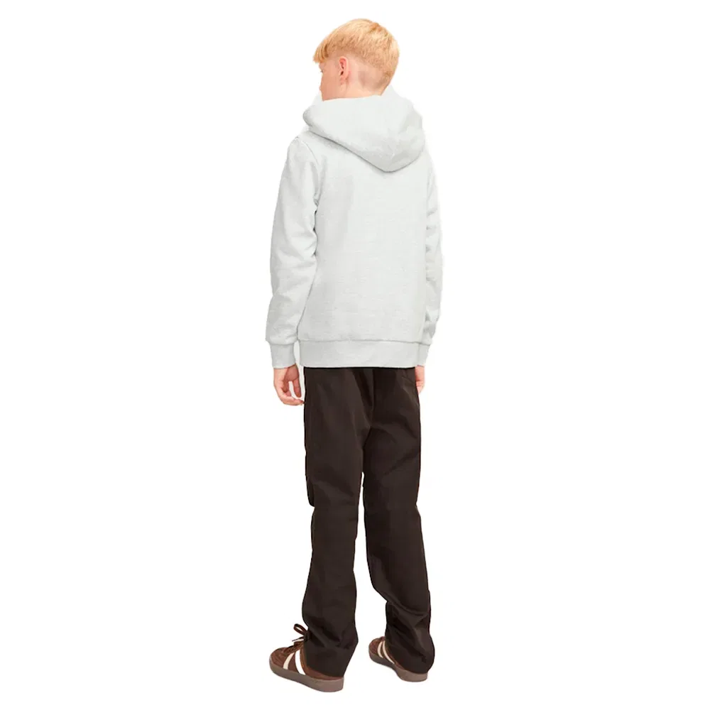 Детское худи для мальчиков с принтом Caleb Varsity Jack & jones, White — фото 2