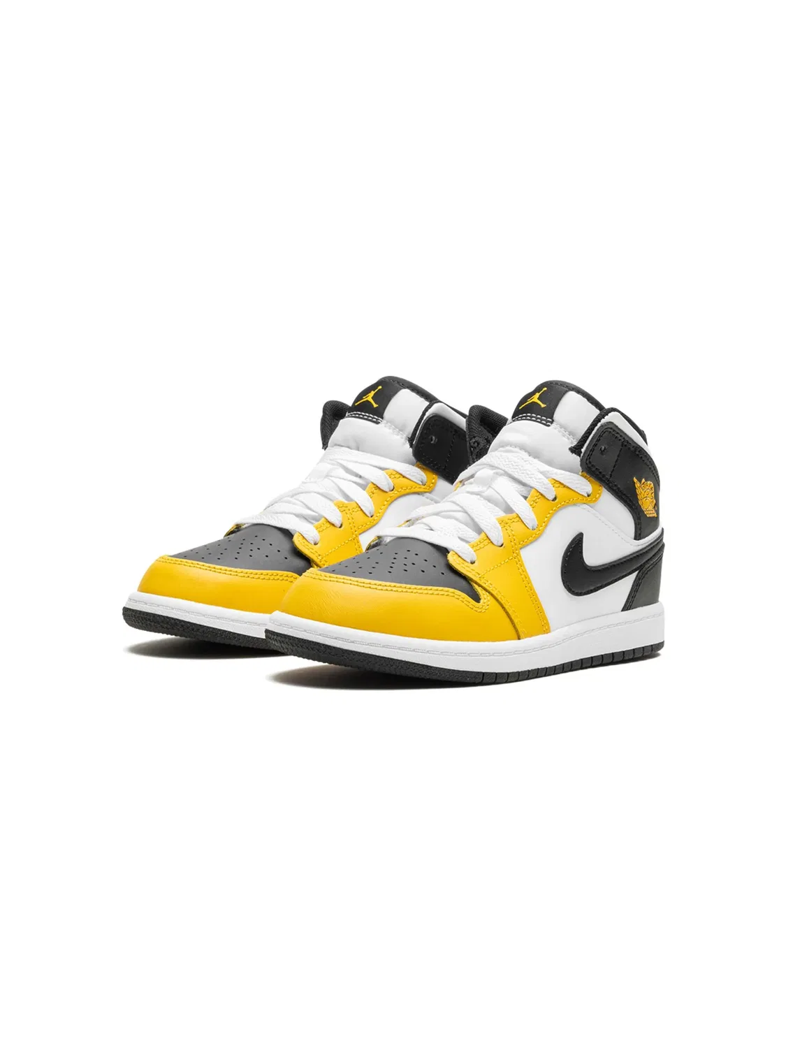 Кроссовки Jordan 1 Mid "Ochre", черный — фото 2