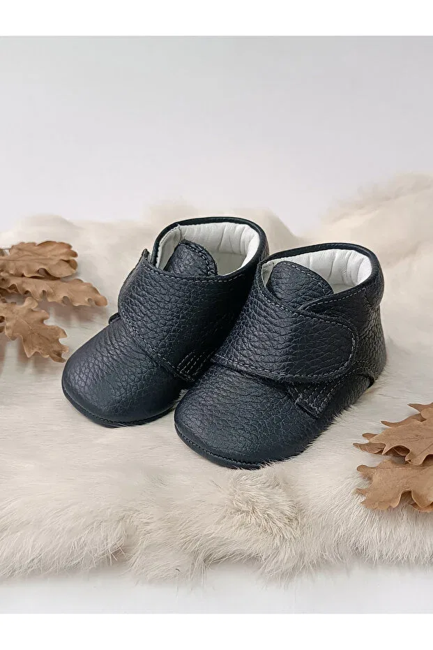 Детские пинетки на липучке Hodore, Navy Blue