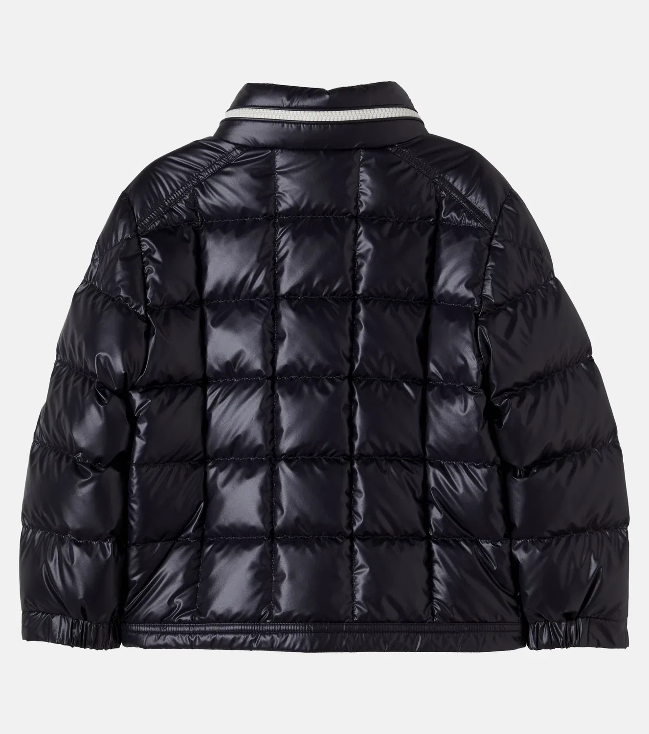 Легкая куртка стеганая пуховая Rocco Moncler Enfant, синий — фото 3