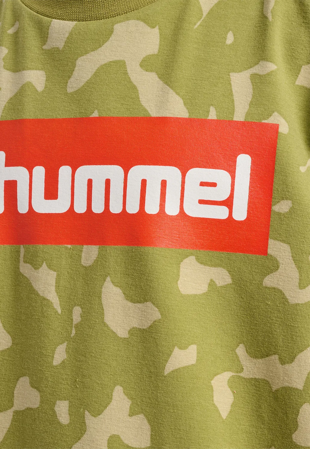 Детская футболка с принтом Hmlrush Hummel, Olivgrun Grun — фото 4