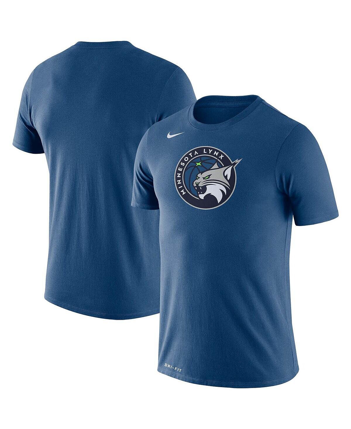 

Мужская синяя футболка minnesota lynx logo performance Nike, синий