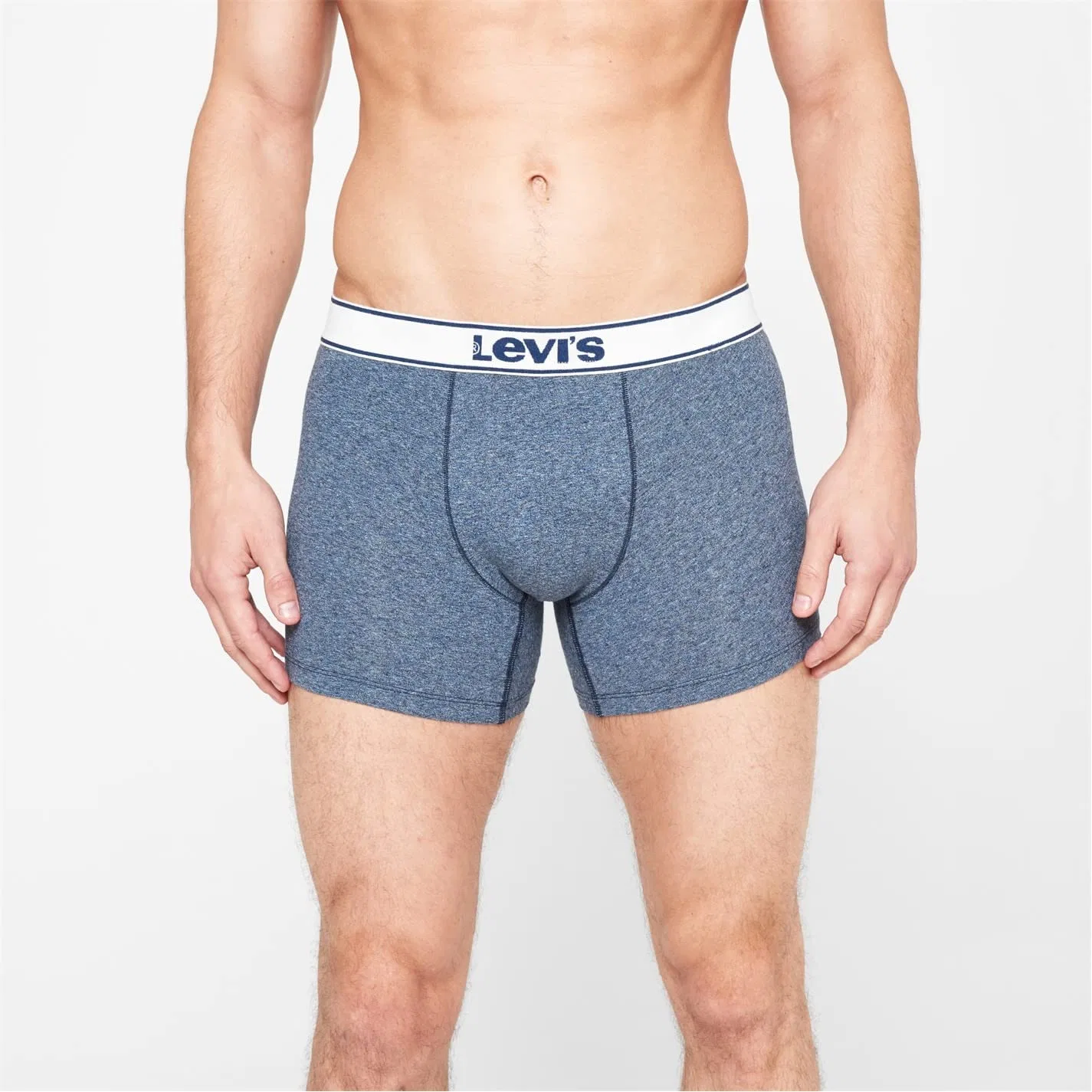 Мужские боксеры с принтом Levi's, Blue (Navy 01) — фото 2