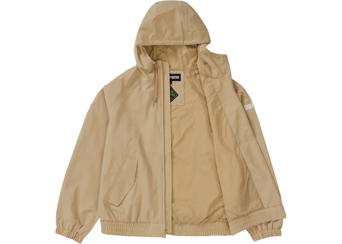 Мужская куртка GORE-TEX с капюшоном Supreme Jacket, Tan — фото 2