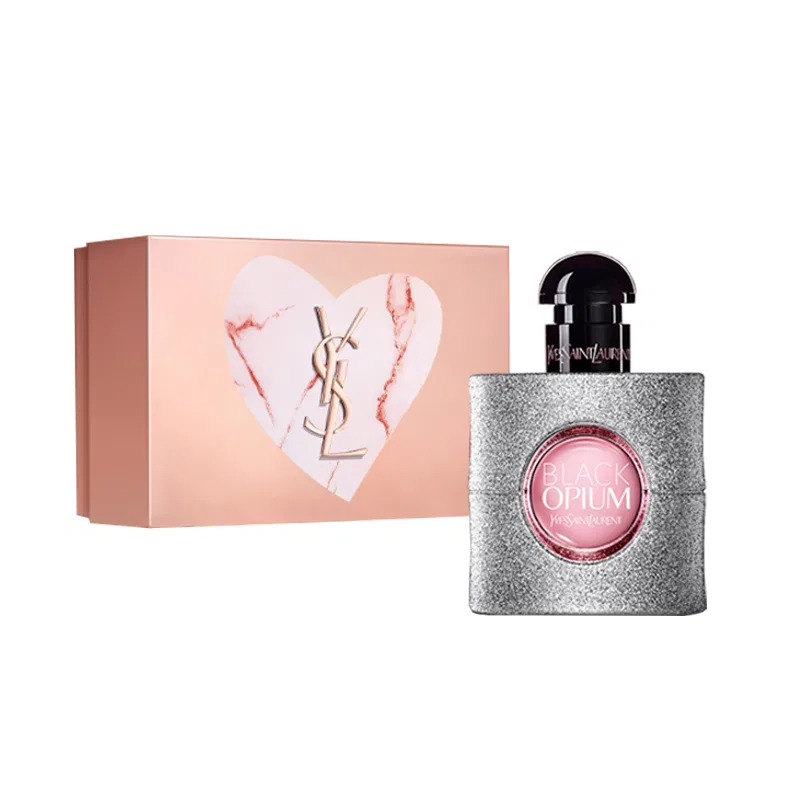 Женский подарочный набор парфюма Black Crow Silver Edition, 90 мл, Yves Saint Laurent, Pink Gold Stone