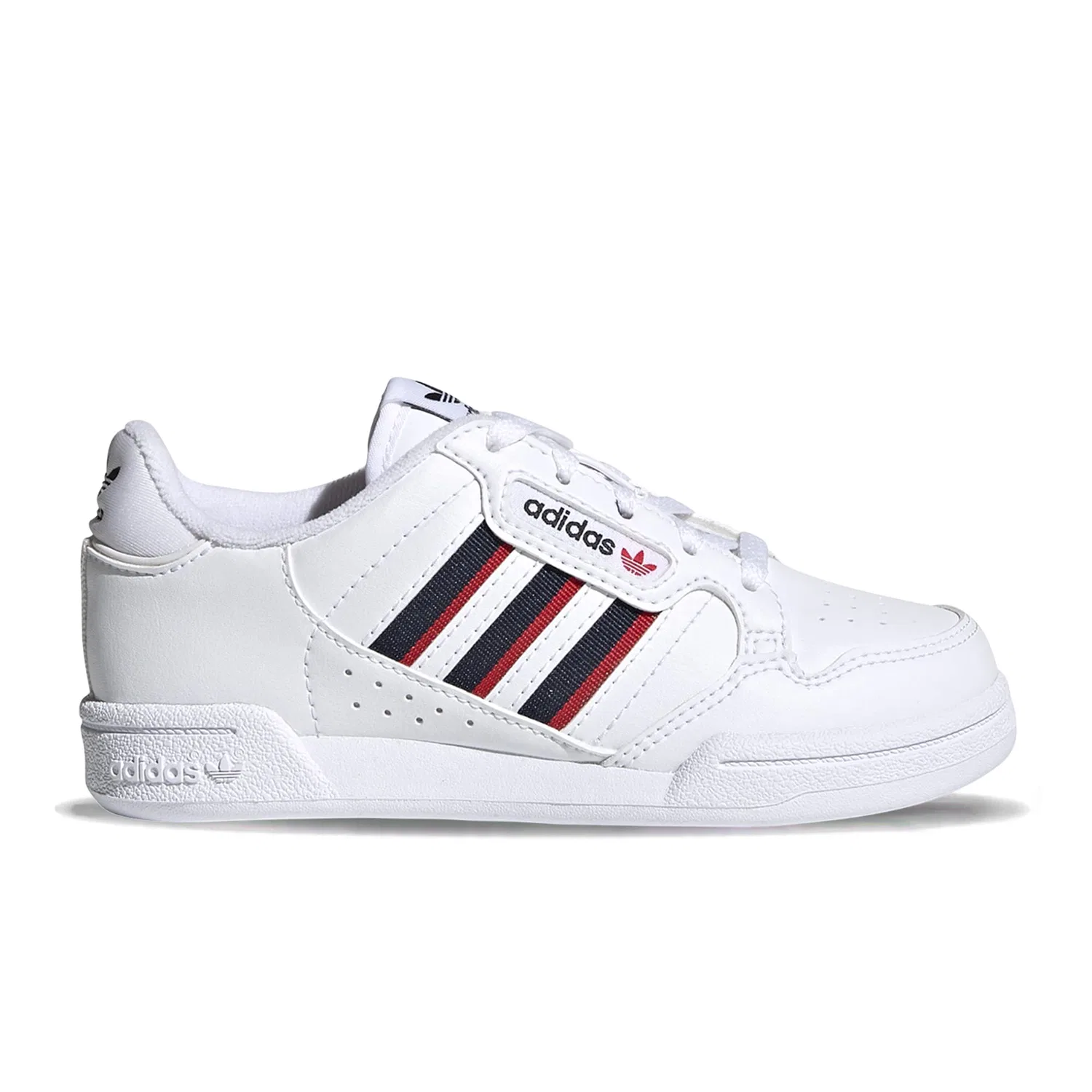Детские кроссовки с кожаным верхом Adidas Originals, White — фото 2