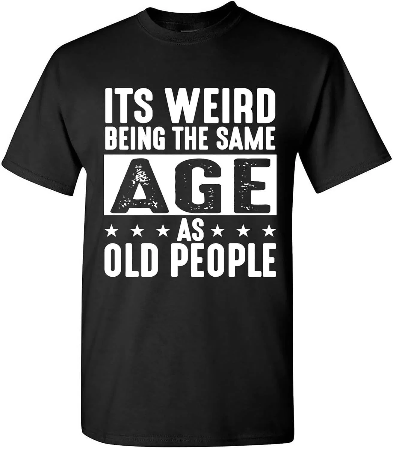 Мужская футболка с принтом Funny T-Shirt, Black