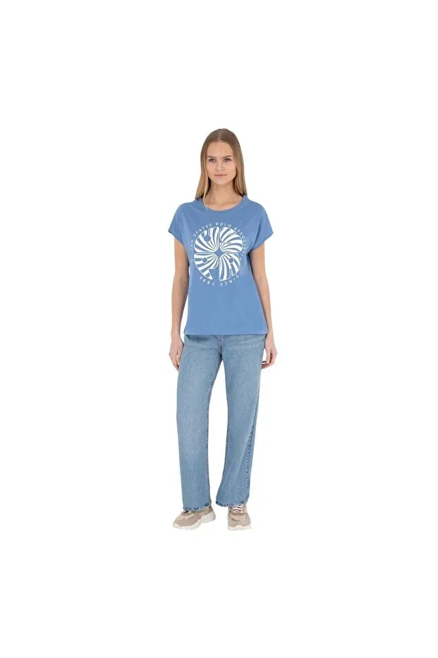 Женская футболка с принтом U.S. Polo Assn., Dark Blue