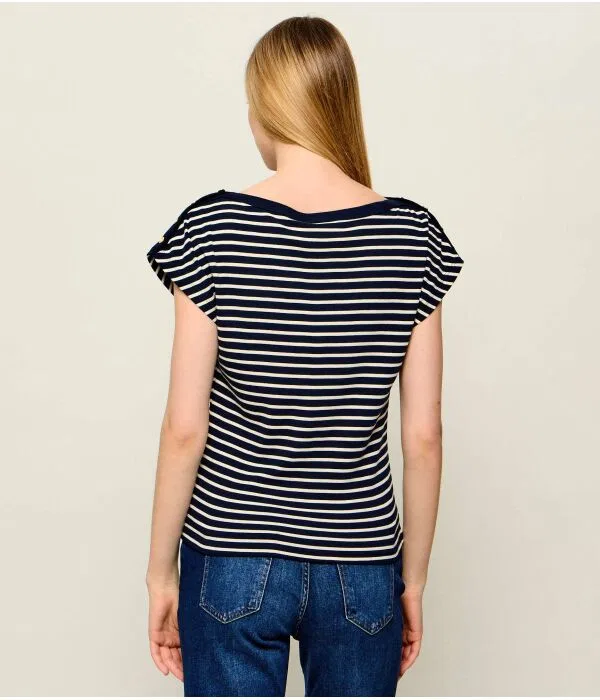 Женская футболка Regular Fit Tommy Hilfiger, Blu Marino — фото 3