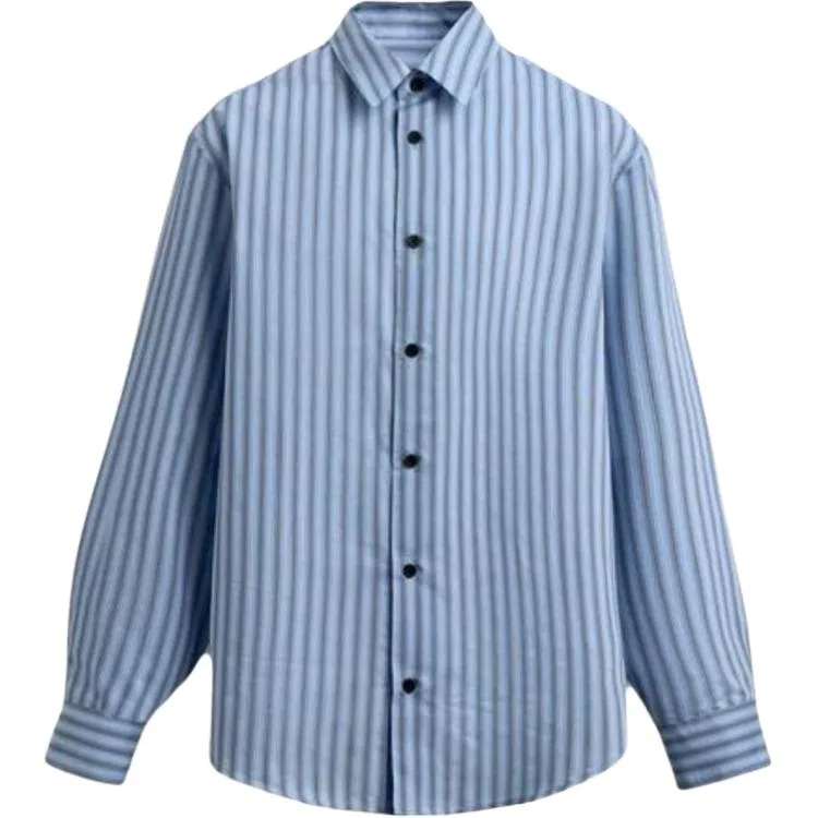 Мужская рубашка с длинным рукавом ZARA, Blue