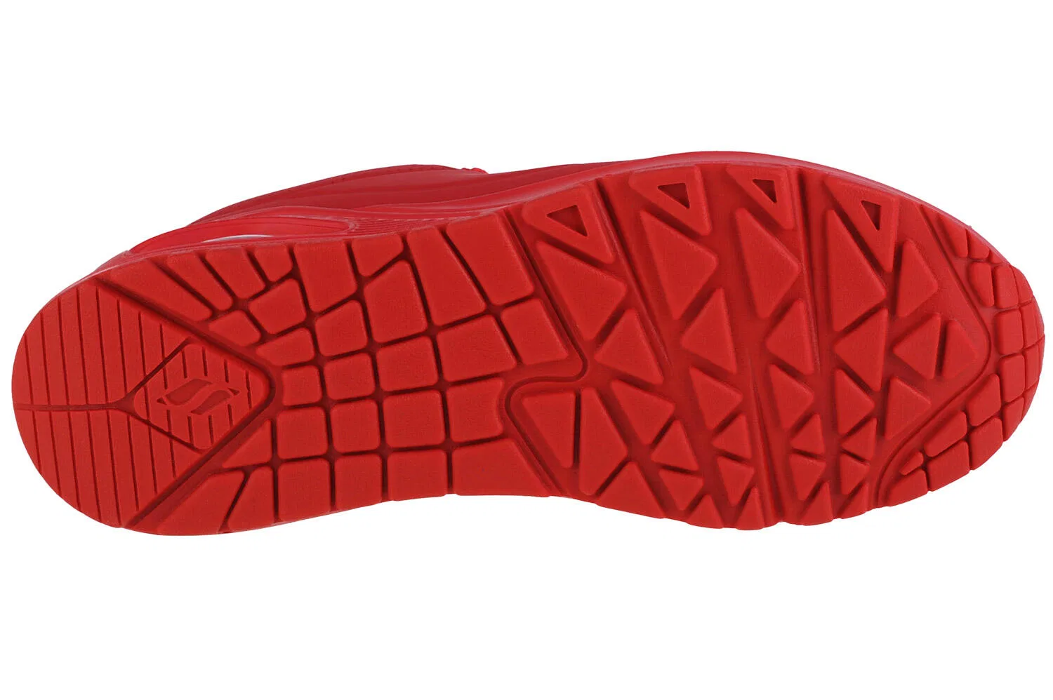 Детские кроссовки для девочек с технологией Air-Cooled Memory Foam Uno Stand On Air Skechers, Rot — фото 4
