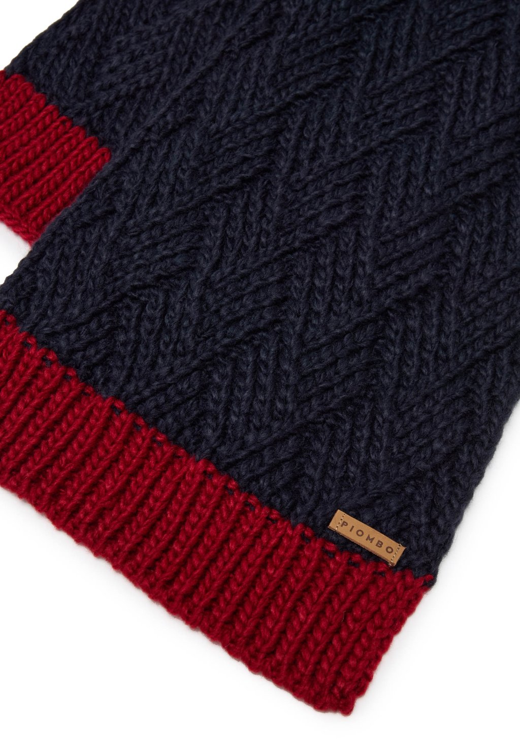 

Шарф WITH GEOMETRIC DESIGN PIOMBO, синий