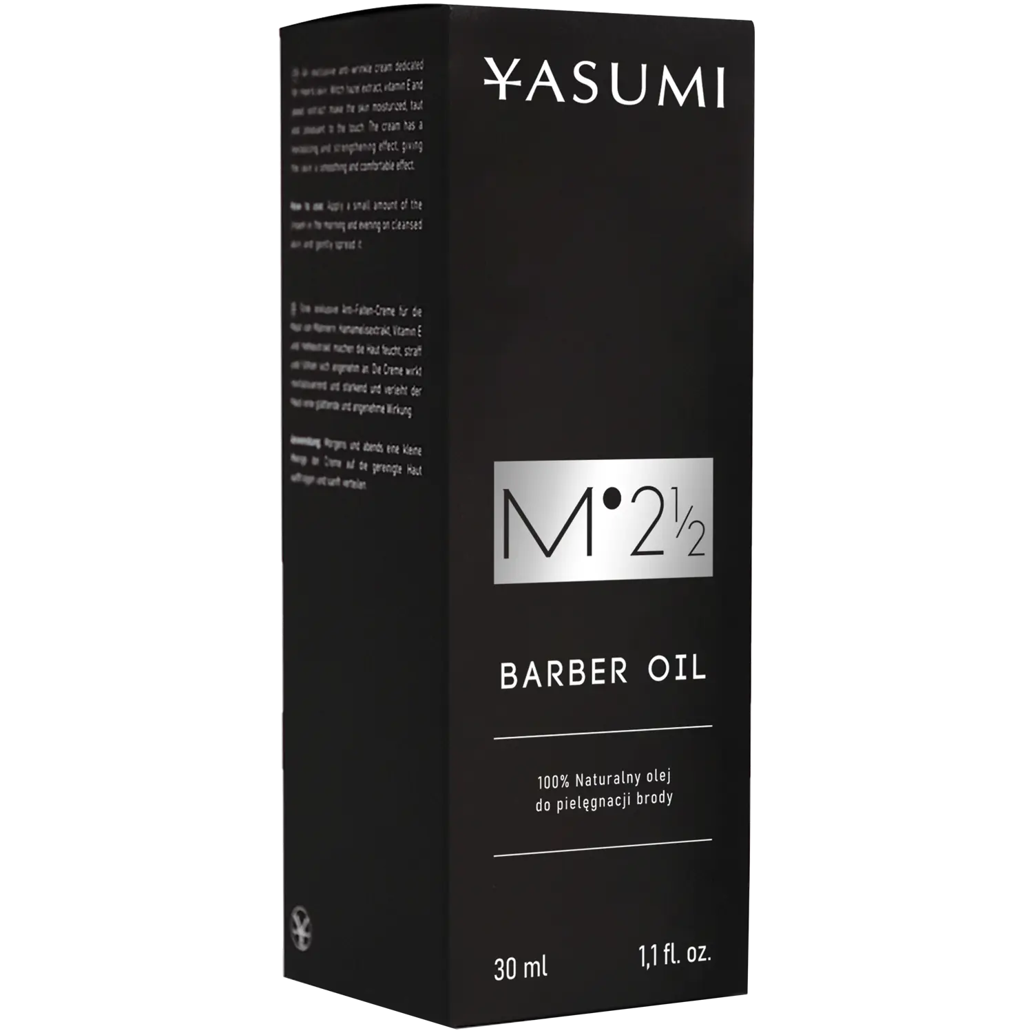 Yasumi M2 1/2 Barber Oil масло для ухода за бородой и усами, 30 мл — фото 3