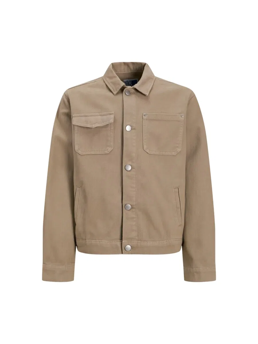 Детская межсезонная куртка Jack & Jones Junior 'Bellagio' коричневого цвета