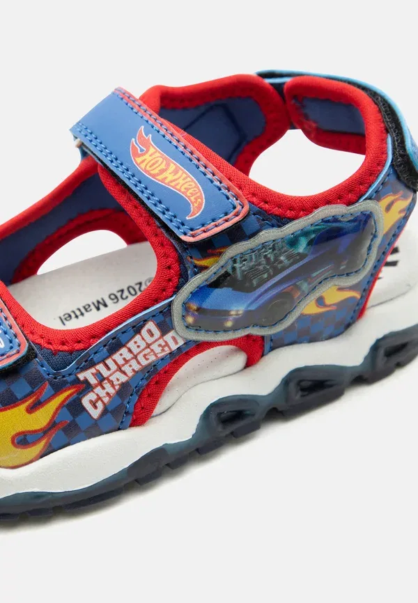 Сандалии с открытым носом Hot wheels blinky Primigi, Avio/Red, красный — фото 3