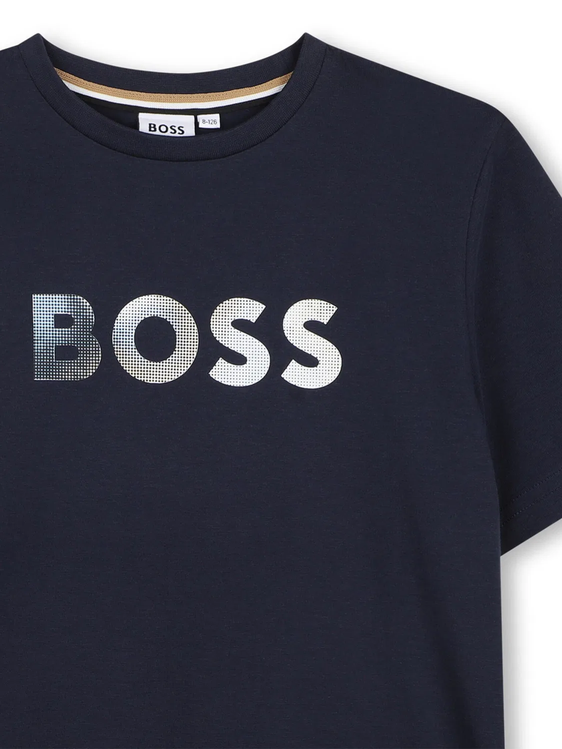 Футболка стандартного кроя для мальчика Boss, темно-синий — фото 3