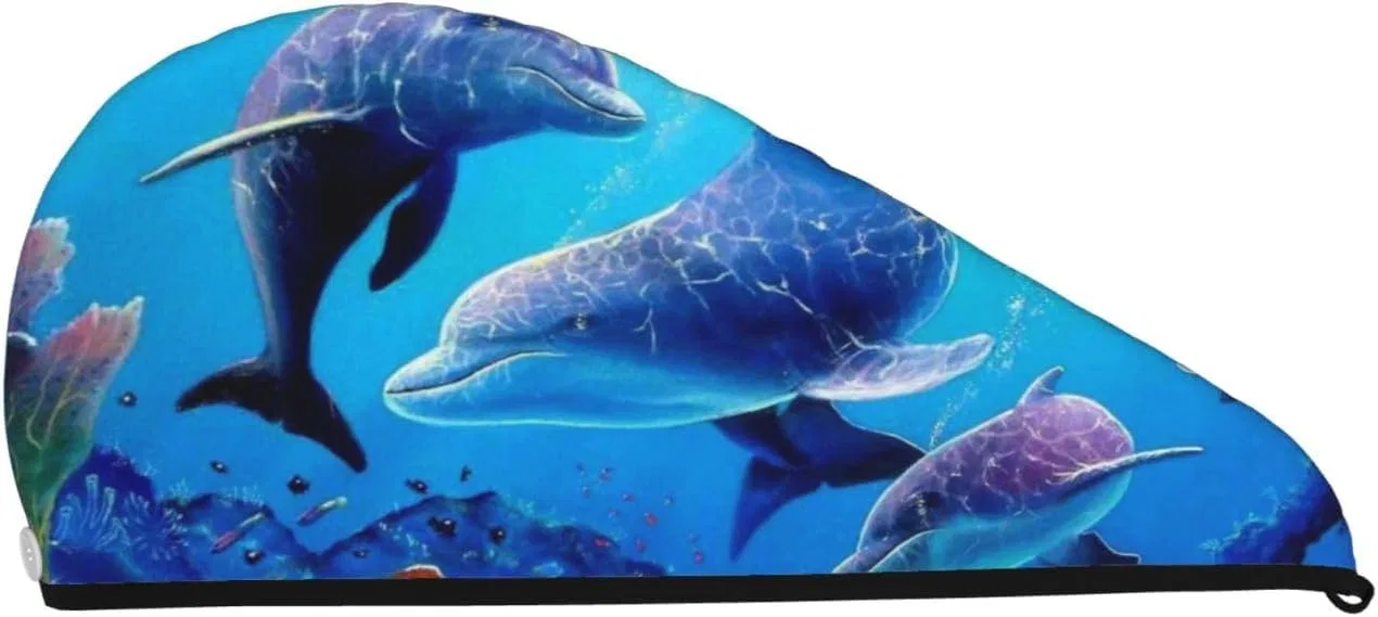 Шапочка для душа Blue Ocean из королевского велюра, Xzeit, 64x26 см