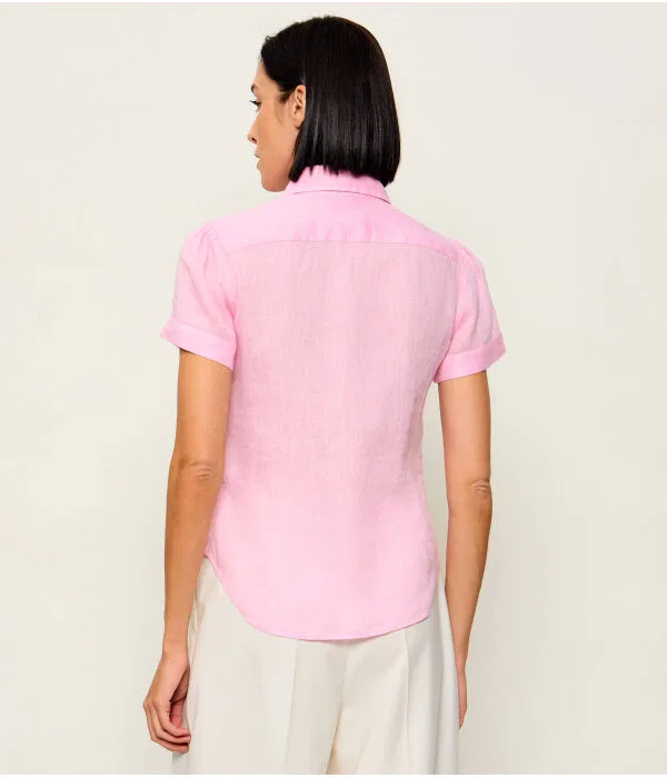 Женская рубашка из льна Mlanie Polo Ralph Lauren, Rosa — фото 3