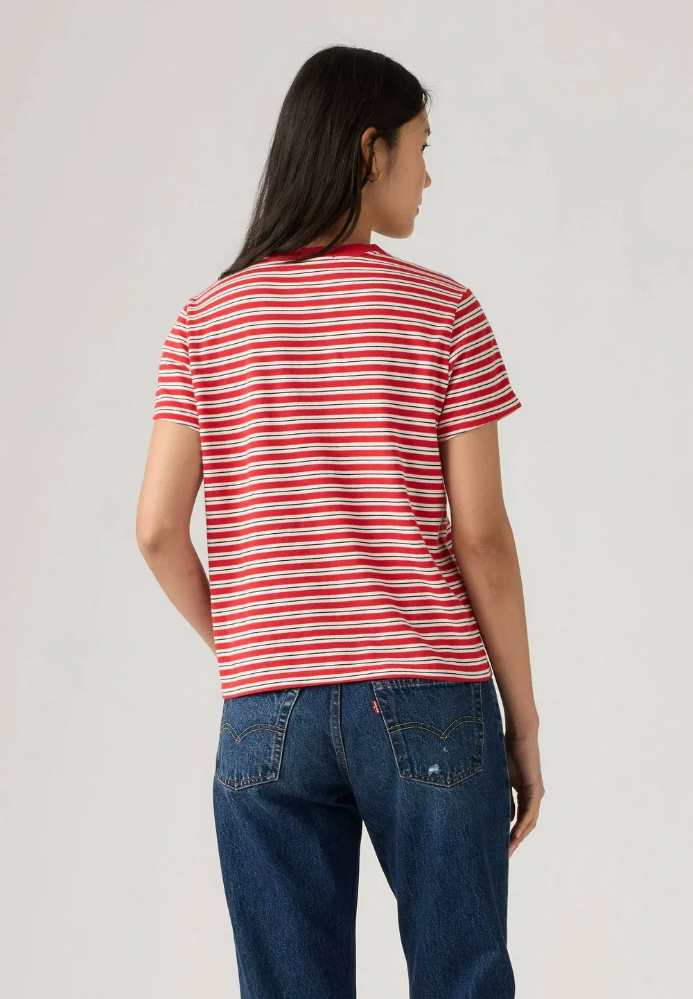 Простая футболка Levi'S, Golf Course Stripe B - Reds - — фото 2