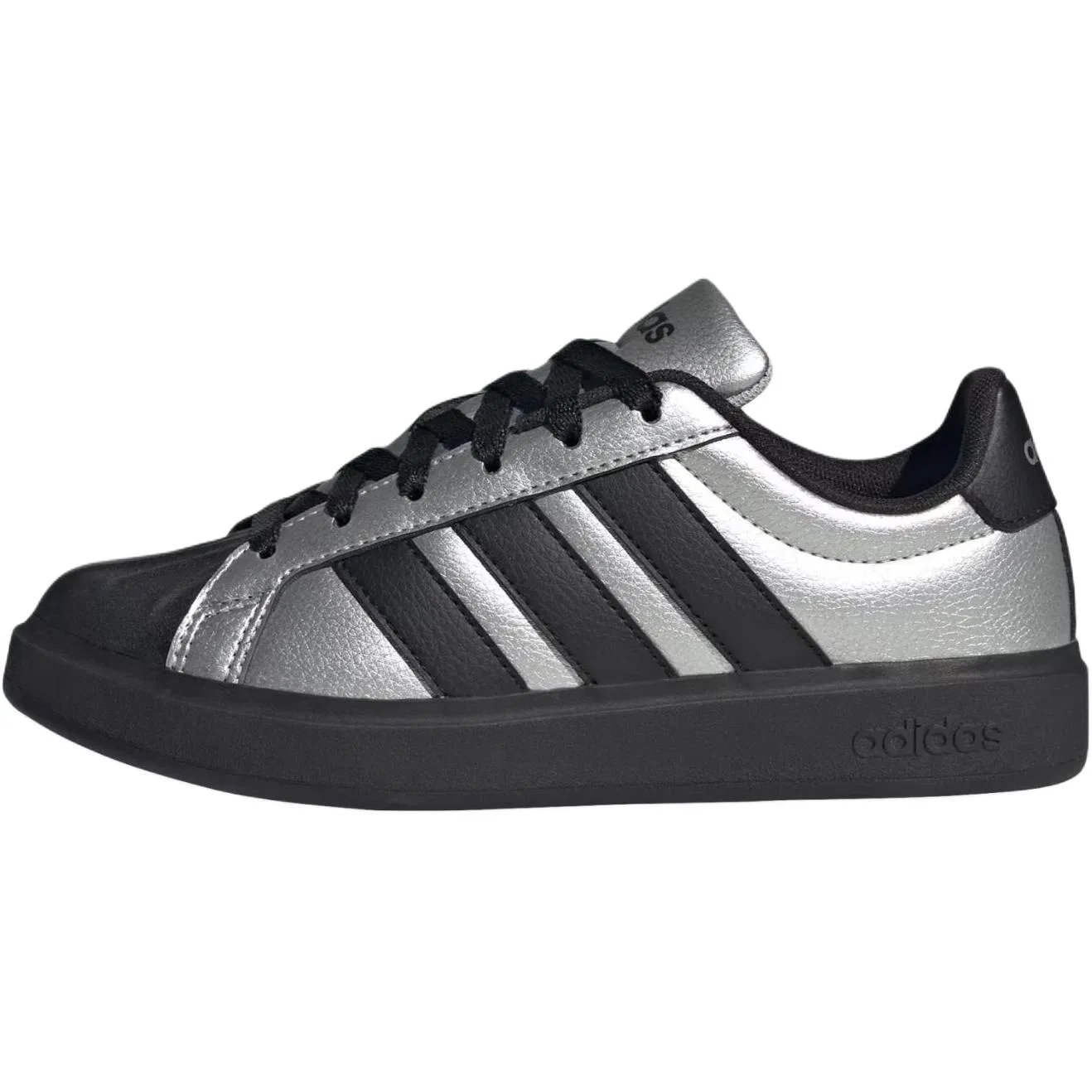 Детские кеды для скейтбординга Adidas STREETTALK, Silver Black