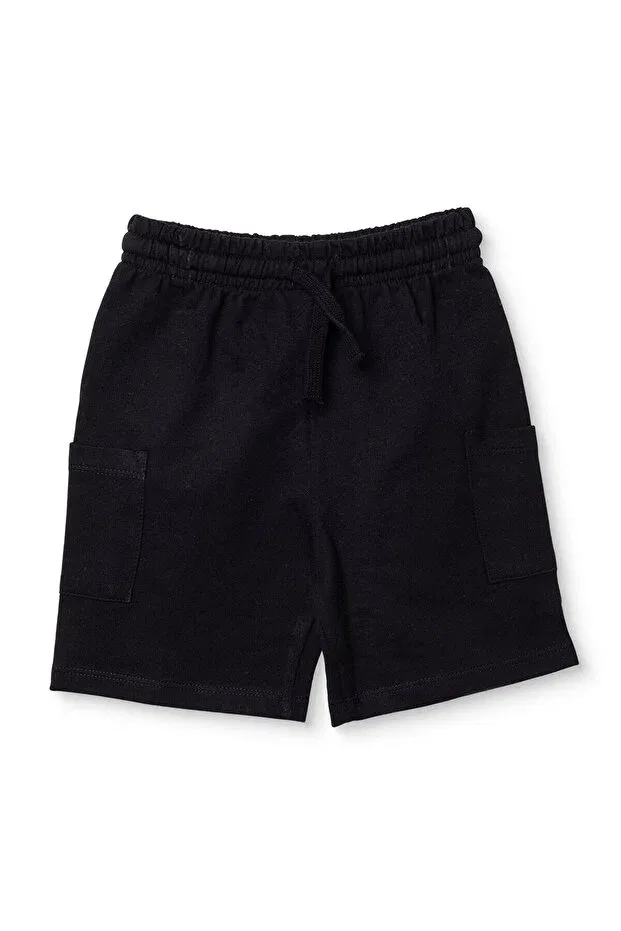 Детские шорты для мальчиков однотонные Ebebek Hello Baby, Black