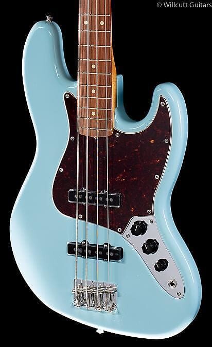 

Бас-гитара Fender Vintera '60s Jazz Bass Daphne Blue Bass - MX20131693-8.95 lbs