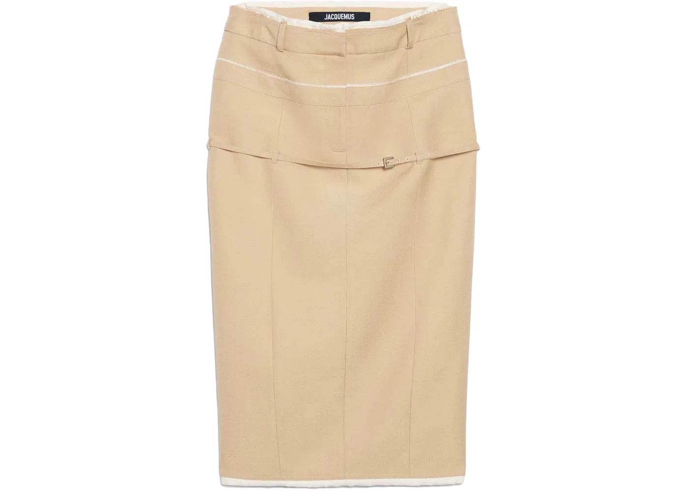 Женская юбка с завышенной талией Skirt Jacquemus, Beige