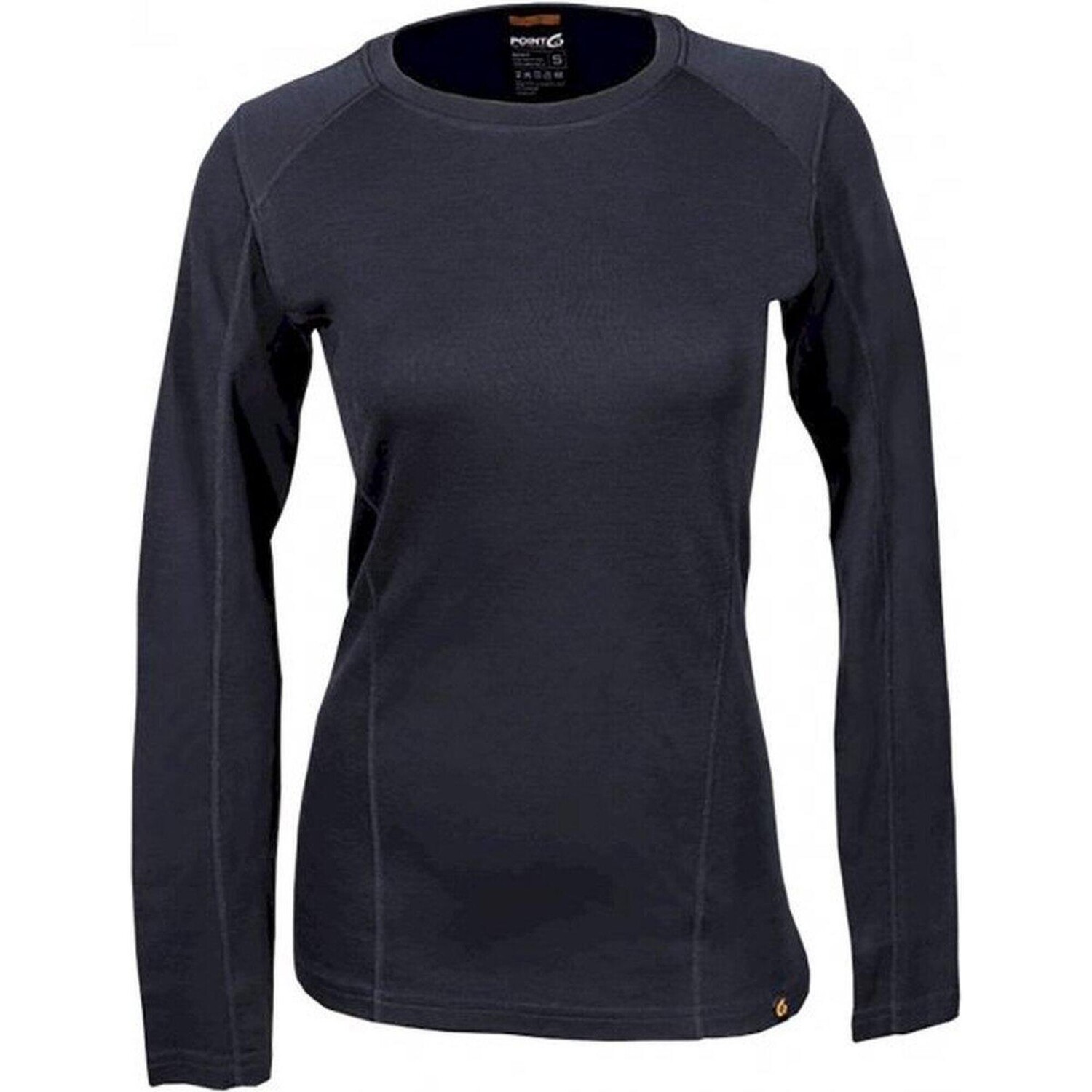 

Лонгслив женский Point6 Baselayer Mid Sportswear, черный