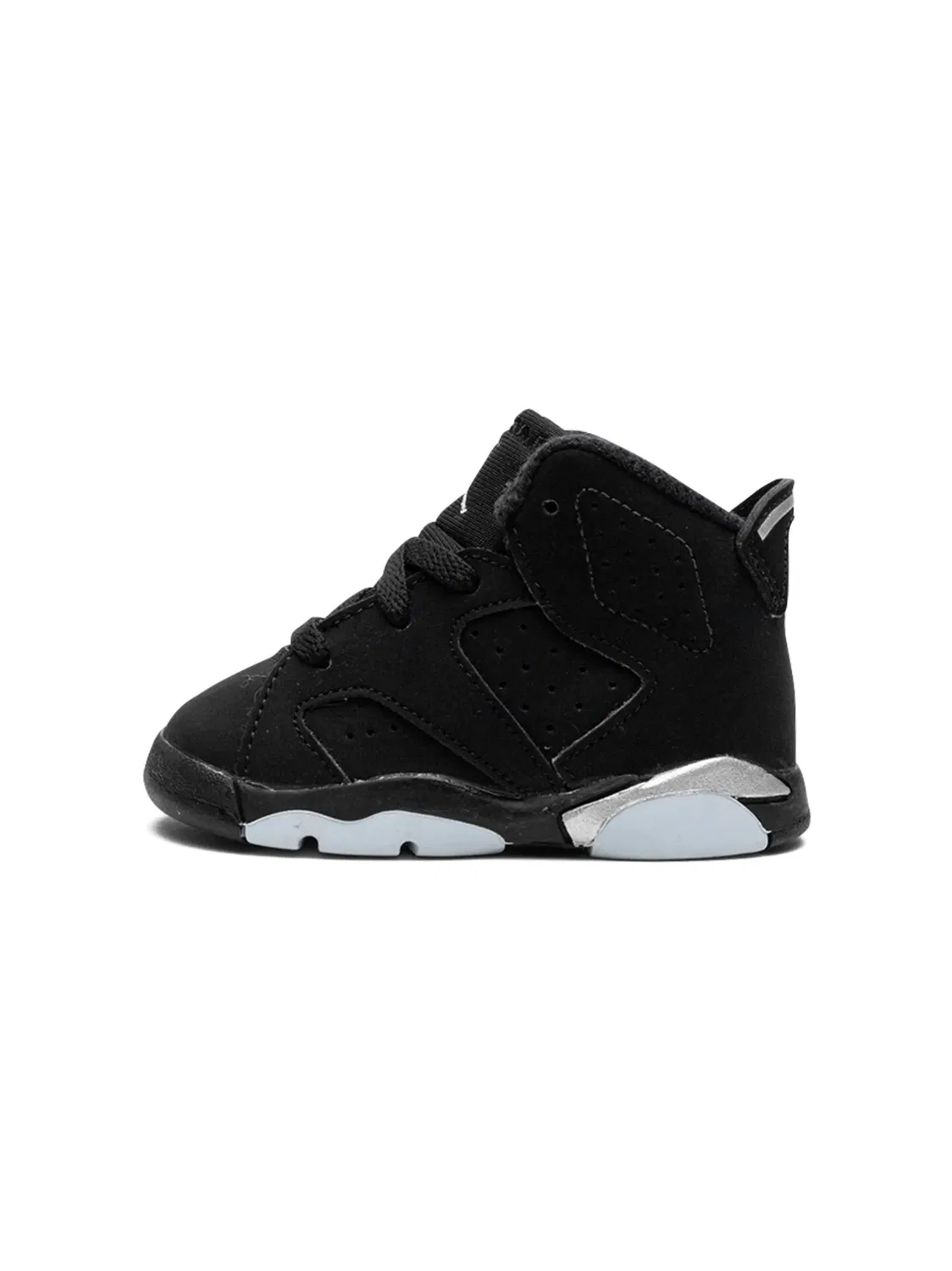 Кроссовки Air Jordan 6 Chrome, черный — фото 4