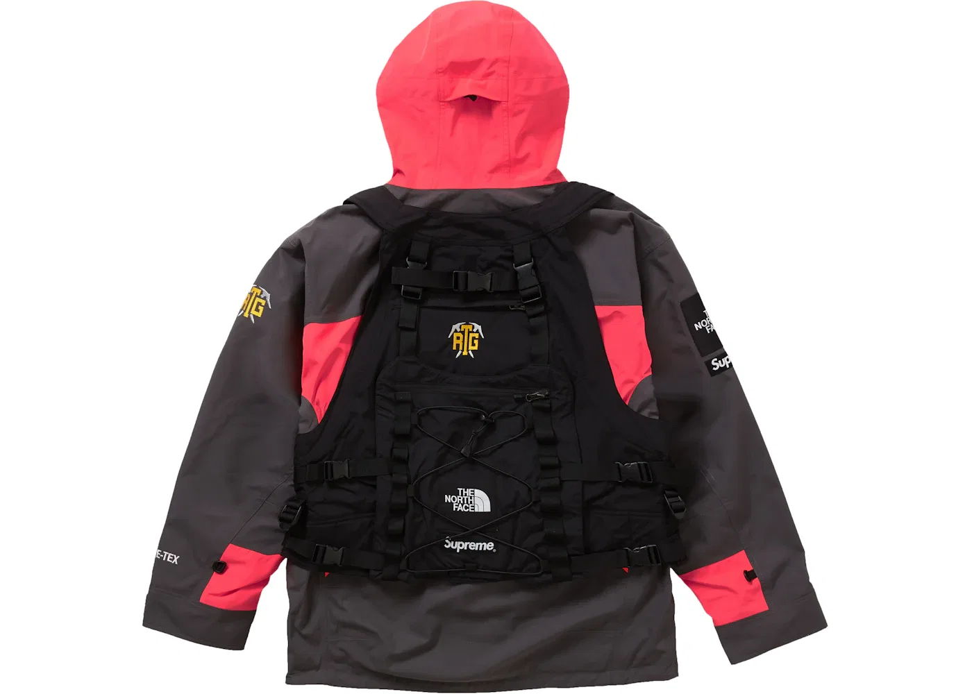 Мужской утепленный комплект куртки и жилета RTG Jacket + Vest Supreme, цвет Bright Red — фото 2