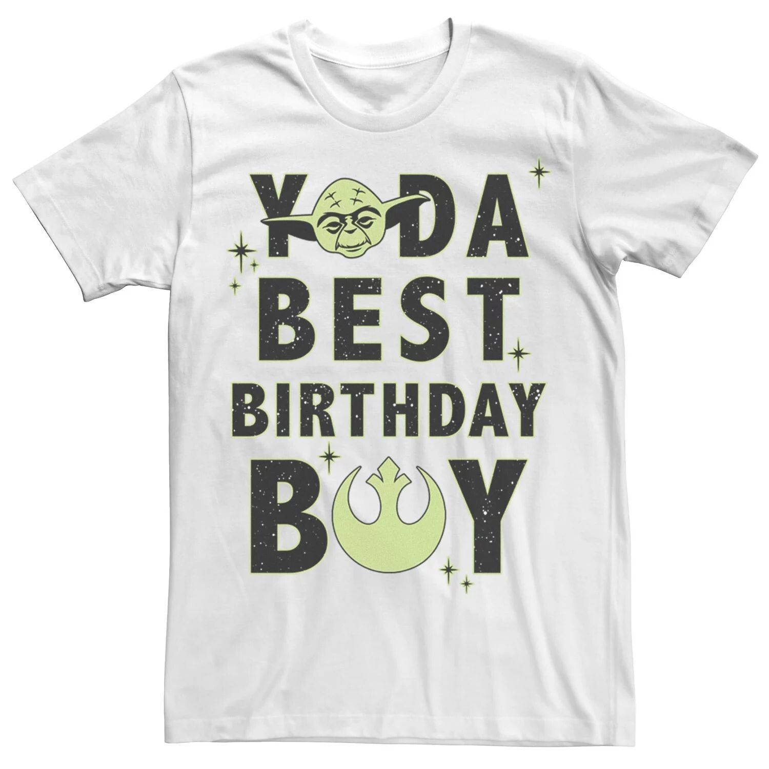 

Мужская футболка с логотипом Star Wars Yoda Best для мальчиков на день рождения