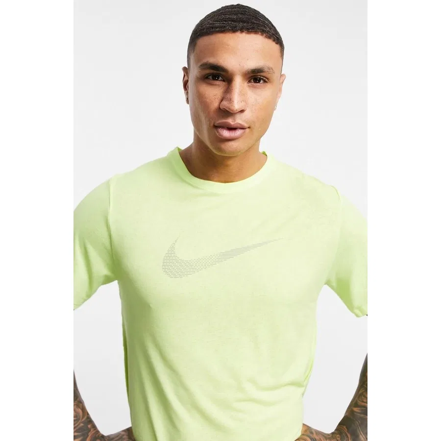 Футболка спортивная с длинным рукавом Run Division Miler Nike, Желтый