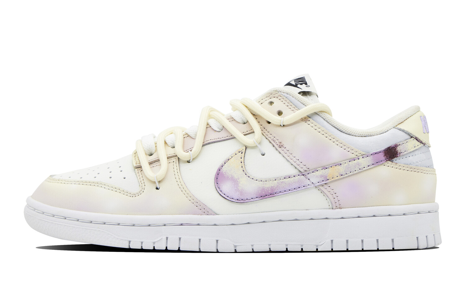 

Кроссовки Nike Dunk Skateboarding Shoes Men Low-top Purple, светло-желтый