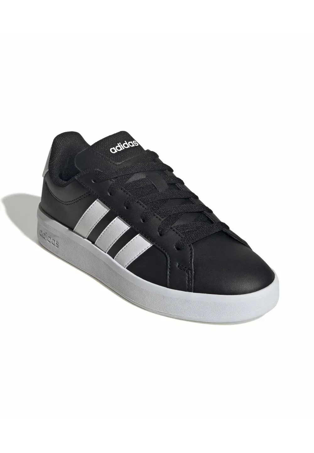 Grand Court 3.0 J унисекс - кроссовки для ходьбы Adidas Performance, Core Black/Ftwr White/Ftwr White — фото 2
