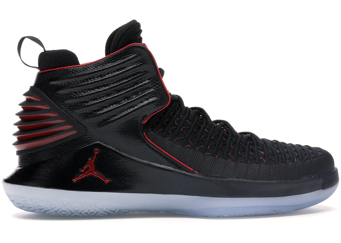 Детские кроссовки для мальчиков с принтом Jordan XXXII Jordan, Black University Red