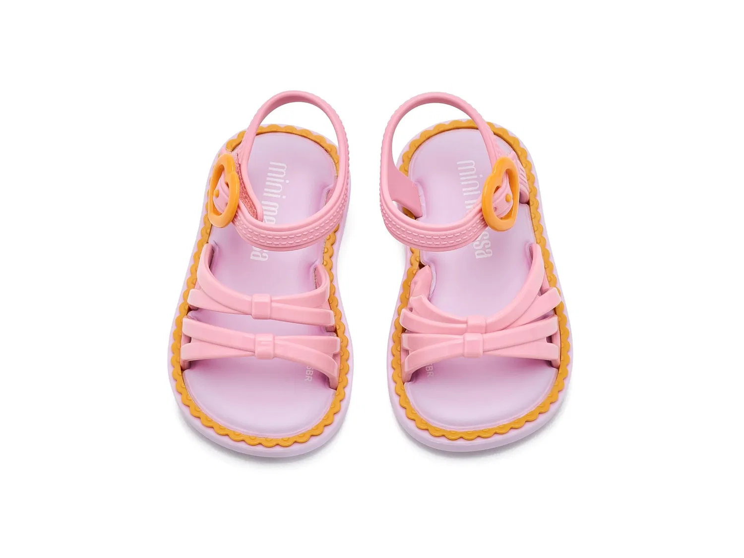 Сандалии Aurora (для малышей и маленьких детей) Mini Melissa, Lilac/Yellow/Pink — фото 3