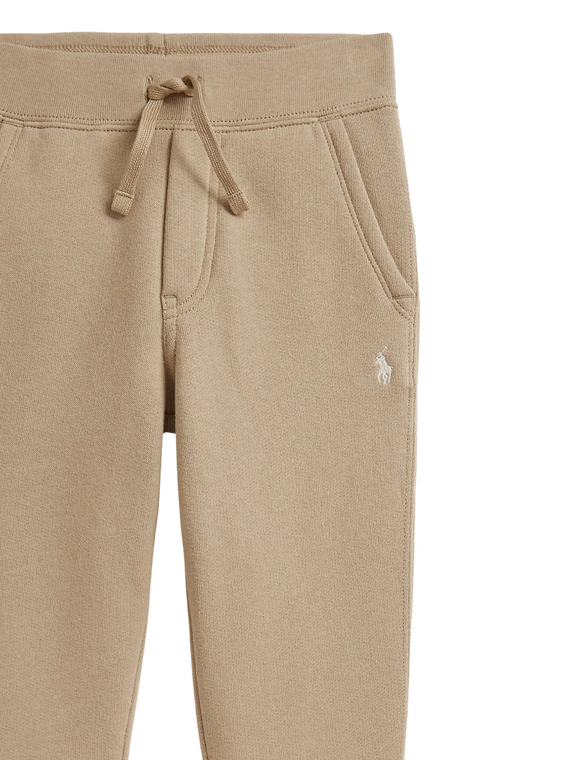 Спортивные штаны стандартного кроя для мальчика Polo Ralph Lauren, бежевый — фото 3
