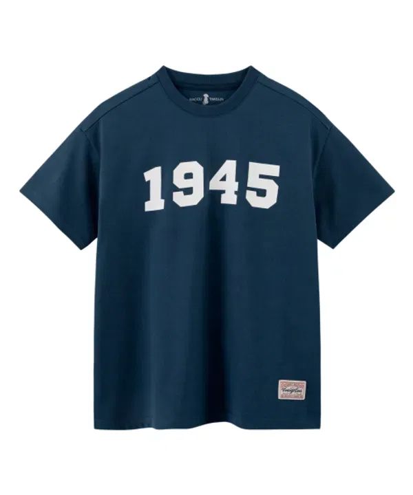 Футболка с принтом Giant Fit 1945 Takeasy Kids, винтажный синий — фото 4