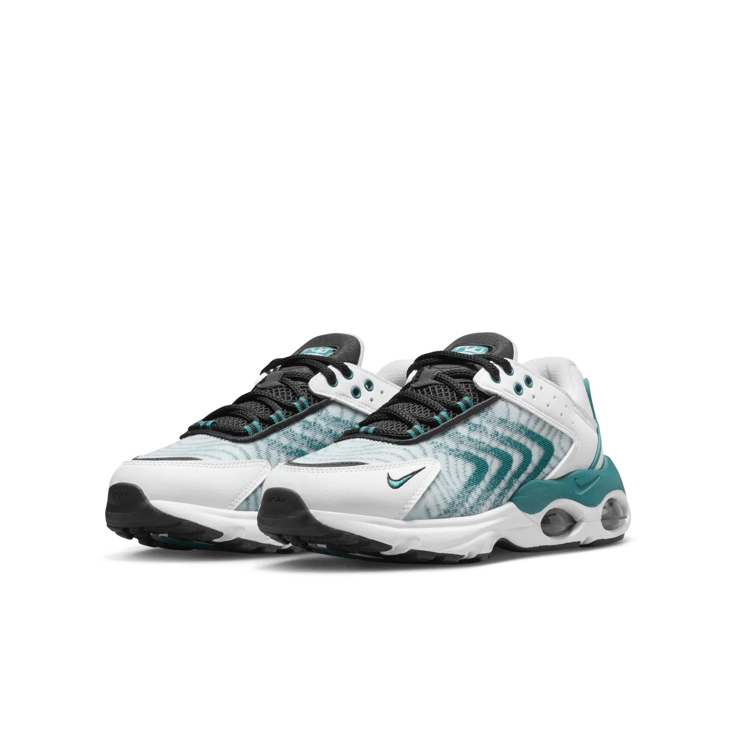 Детские кроссовки для мальчиков с амортизацией Air Max Systm NIKE, White Abete Luminoso Nero Bianco — фото 2