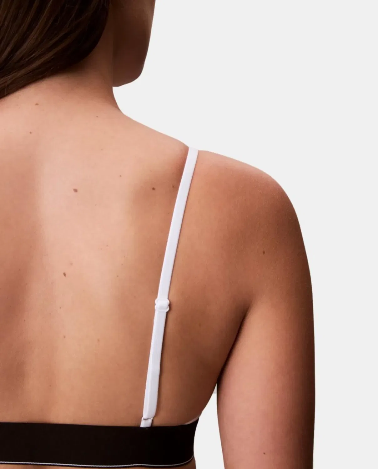 Женский бюстгальтер-бралетт с принтом CK Graphic Calvin Klein, Blanco — фото 3