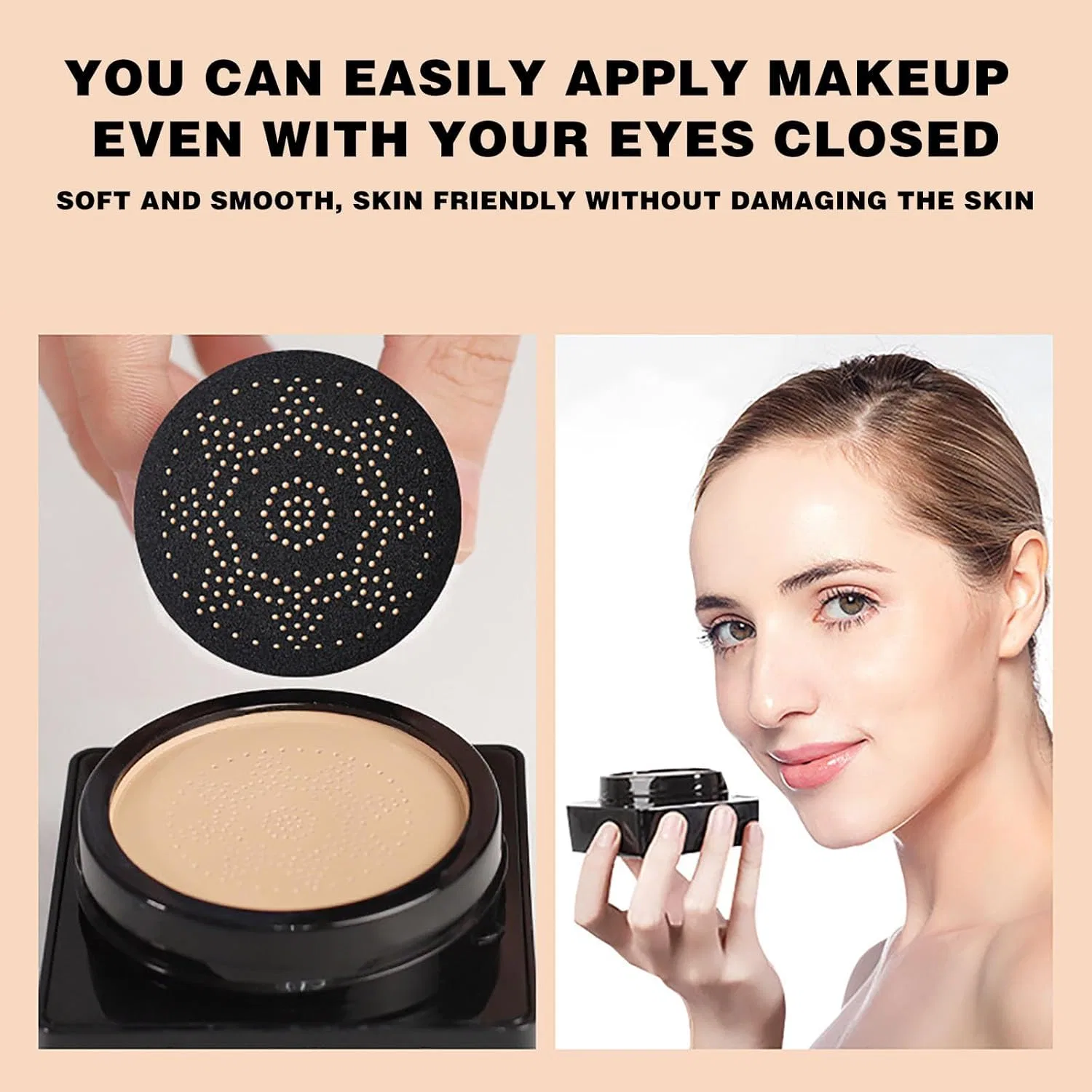 CC-крем Mushroom Head Air Cushion, SPF50+/PA+++, Generic, 100 мл, Ivory — фото 3