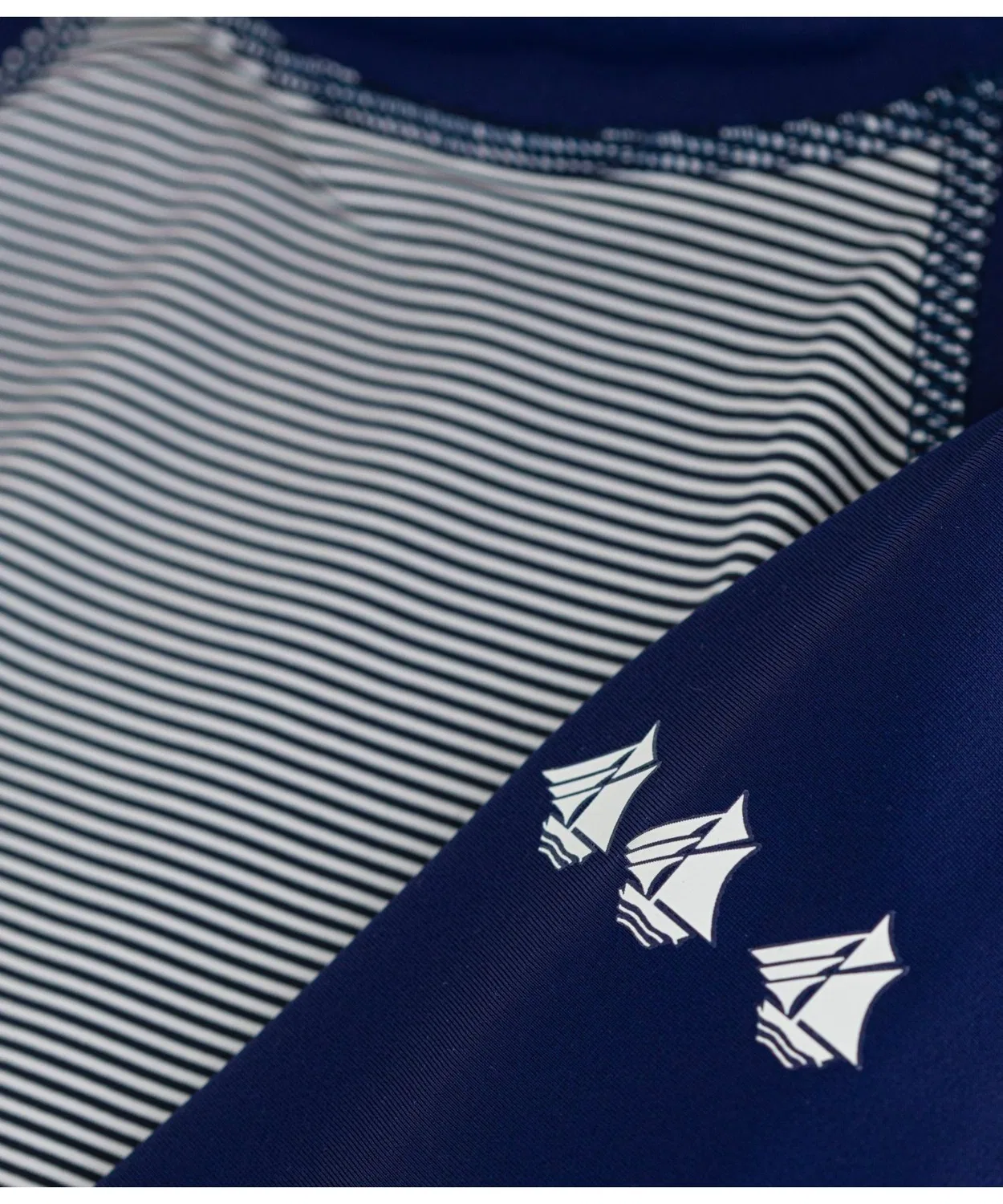 Детская рашгарда с длинным рукавоммодель Mirare PETIT BATEAU, Blue — фото 3