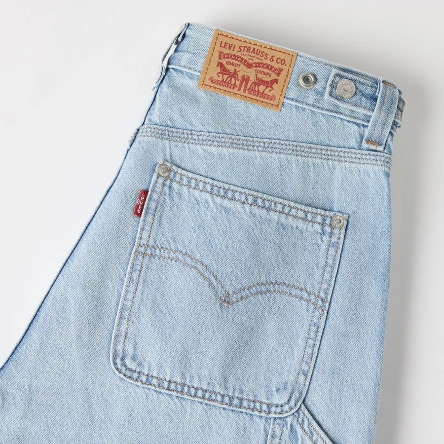 Джинсы LEVI'S Baggy Jeans 'CINCH BAGGY CARPENTER' светло-голубого цвета — фото 4
