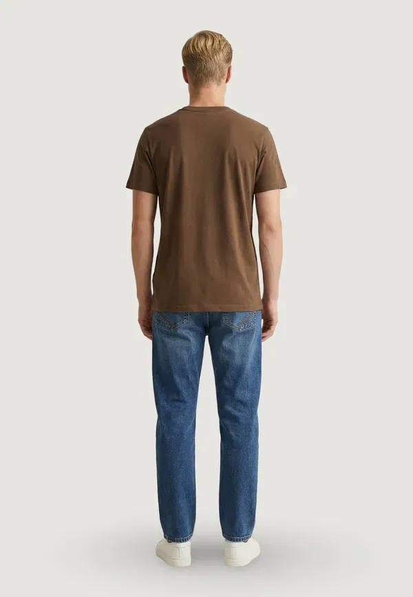 Футболка дышащая Mick-basic U.S. Polo Assn., коричневый — фото 4